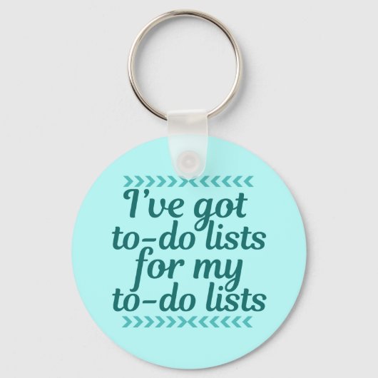 Funny Workaholic Sleutelhanger (Voorkant)