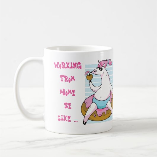 Funny Working from Home Mok Unicorn Madness (Links)