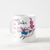 Funny Working from Home Mok Unicorn Madness (Voorkant links)