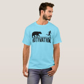 Funny Workout Motivation - Beer Chasing Jogger T-shirt (Voorkant volledig)