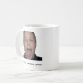 Funny Workplace Coffee Meme Mug for Coworkers (Devant gauche)