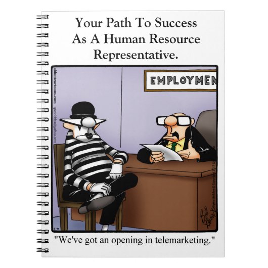 Funny Workplace Humor Notitieboek (Voorkant)