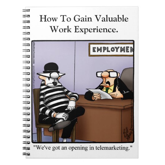 Funny Workplace Humor Notitieboek (Voorkant)