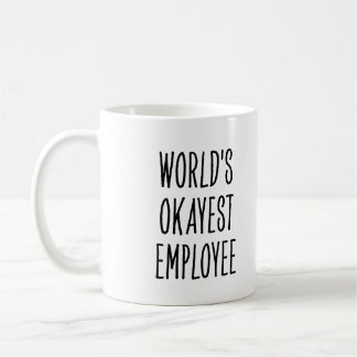 Funny World’s Okayest Employee Koffiemok