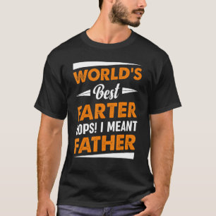 Funny World's Best Farter Ik bedoel Vader's D T-shirt