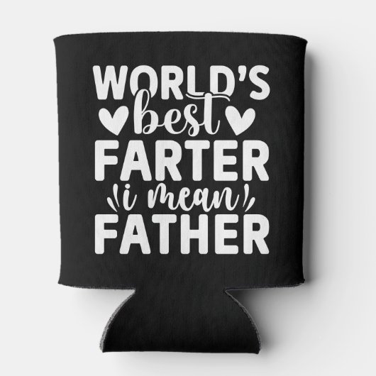 Funny World's beste vader Ik bedoel vader Blikjeskoeler (Achterkant)