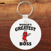 Funny World's Greatest Bos Sleutelhanger (Voorkant)