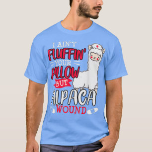 Funny Wound Care Neurse Alpaca Llama Pun Gezegde G T-shirt