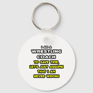 Funny Wrestling Coach T-Shirts en Gifts Sleutelhanger