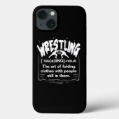 Funny Wrestling Definition Wrestler Case-Mate iPhone Case (Achterkant)