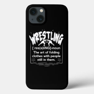 Funny Wrestling Definition Wrestler iPhone 13 Hoesje