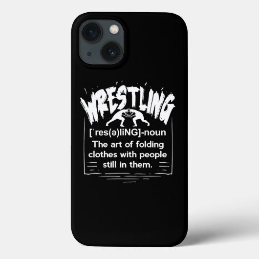 Funny Wrestling Definition Wrestler Case-Mate iPhone Case (Achterkant)