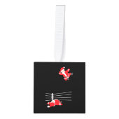 Funny Wrestling Kerstkerstkerstfeestdagen Kubus Ornament (Voorkant)
