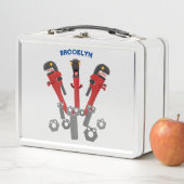 Funny wright Monster tools humor cartoon (In situ)