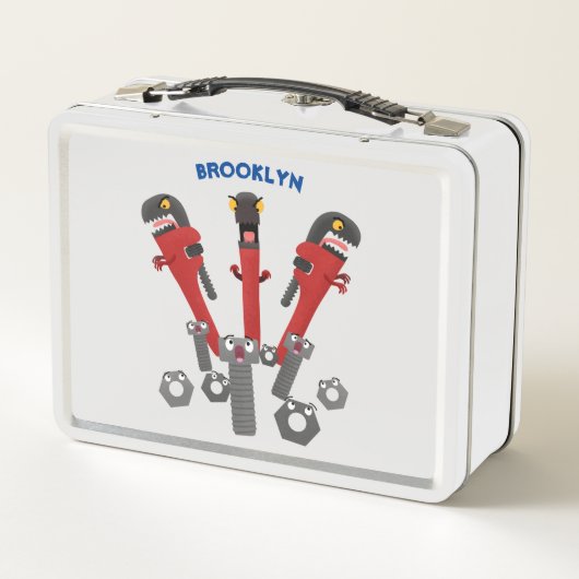 Funny wright Monster tools humor cartoon (Achterkant)