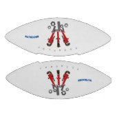 Funny wright Monster tools humor cartoon American Football (Panelen)