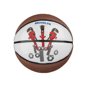 Funny wright Monster tools humor cartoon Basketbal