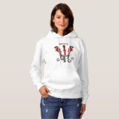 Funny wright Monster tools humor cartoon Hoodie (Voorkant volledig)