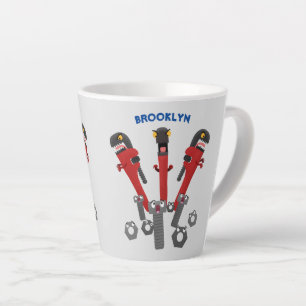 Funny wright Monster tools humor cartoon Latte Mok