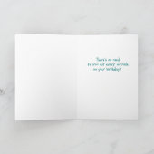 Funny Wrinkt Shar-Pei Chien Carte d'anniversaire (Intérieur)
