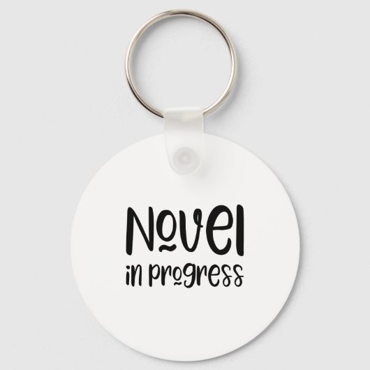 Funny Writer Slogan  Sleutelhanger (Voorkant)