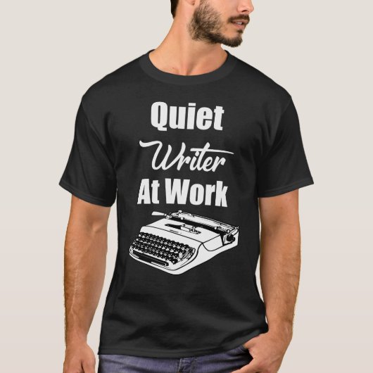 Funny Writer T-shirt (Voorkant)