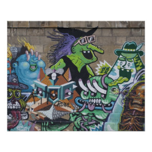 Funny Wyed Green Witch Perfect Poster