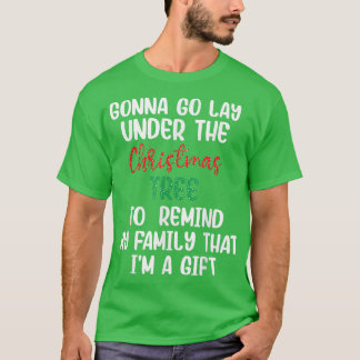 Funny Xmas 2022 familie gaat naar buiten onder de  T-shirt