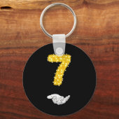 Funny Xmas 6-7 Funny 6 7 Christmas Matching 7 Boys Sleutelhanger (Voorkant)