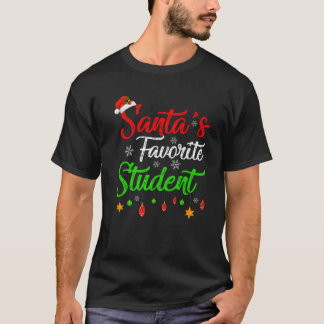 Funny Xmas de favoriete kerstman van de kerstman T-shirt