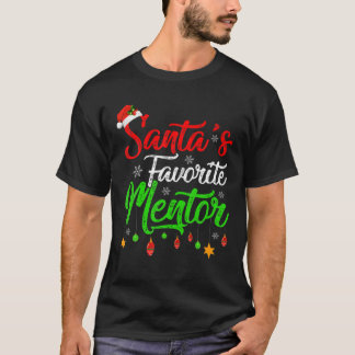 Funny Xmas Favoriete Mentor Kerstmis T-shirt