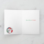 Funny Xmas Kaart - Stranger Danger Christmas (Binnen)