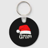 Funny Xmas Pajama Group Matching Gram Christmas Ha Sleutelhanger (Voorkant)