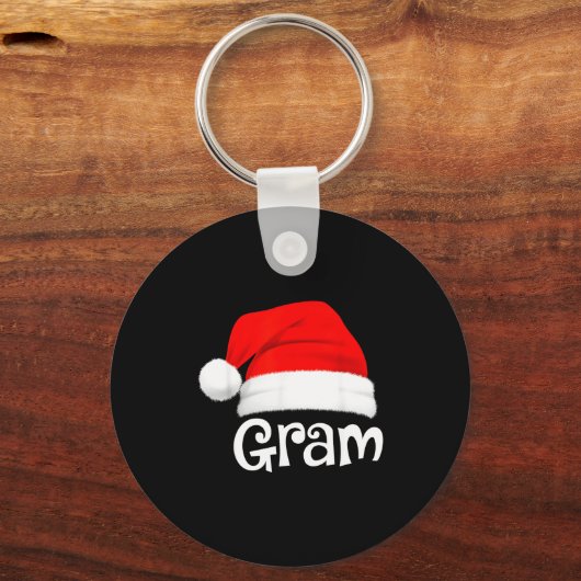 Funny Xmas Pajama Group Matching Gram Christmas Ha Sleutelhanger (Voorkant)
