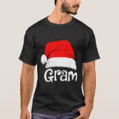Funny Xmas Pajama Group Matching Gram Christmas Ha T-shirt (Voorkant)