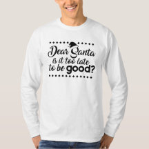 Funny xmas t-shirt zwart op wit design
