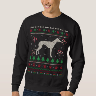 Funny Xmas Ugly Italiaanse Greyhound Dog Kerstmis Trui