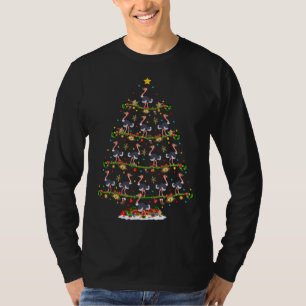 Funny Xmas verlichtende kerstman kerstman uit Kers T-shirt