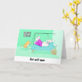 Funny Xray brocken carte de pied (Fleur jaune)