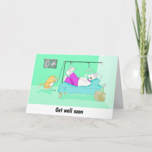 Funny Xray brocken-voetkaart Kaart