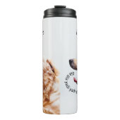 Funny Yapping Dog aangepaste tumbler Thermosbeker (Voorkant)