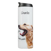 Funny Yapping Dog aangepaste tumbler Thermosbeker (Geroteerd rechts)