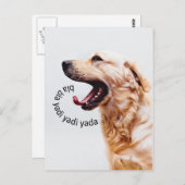 Funny Yapping Dog carte postale (Devant / Derrière)