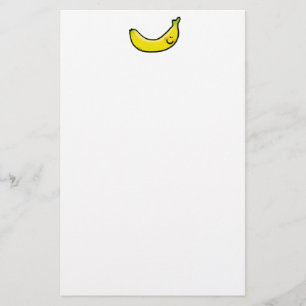 Funny yellow banana briefpapier