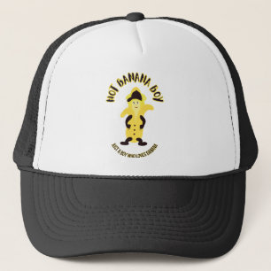 Funny yellow banana trucker pet