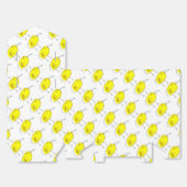 Funny Yellow Cartoon Birds Doodle Drawing  Bedankdoosjes (Ongevouwen)