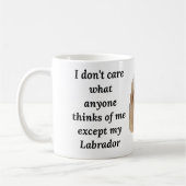 Funny Yellow Labrador Retriever Mok (Links)