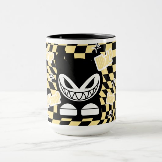 Funny Yellow Labubou-Inspired Mug | Cute Bold  Mok (Midden)