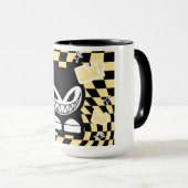 Funny Yellow Labubou-Inspired Mug | Cute Bold  Mok (Voorkant rechts)