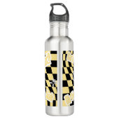 Funny Yellow Labubou-Inspired  Waterfles (Achterkant)